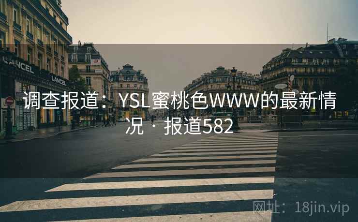 调查报道：YSL蜜桃色WWW的最新情况 · 报道582